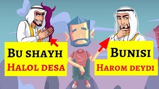 Бу Шайх Халол Деса➡️👳‍♂️Буниси ➡️👳‍♂️Харом Дейди Мен Кимга Ишонай?? 🤔