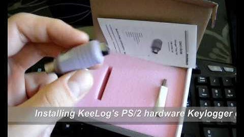 PS/2 hardware Keylogger installation