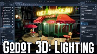 Learning Godot 4.x - 3D Lighting and Shadows, Global Illumination, World Environments   Tutorial