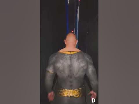dywane return to Black Adam costume#Dywane Johnson# - YouTube