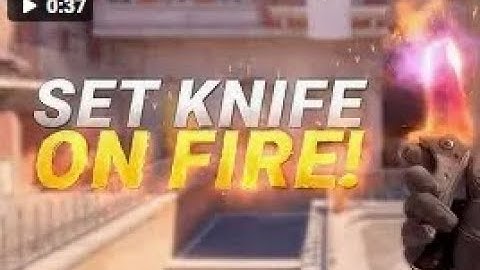 CS2 Fire knife Glitch (2025)