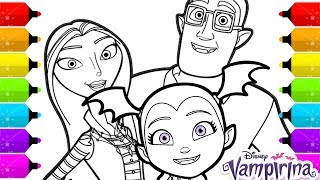 Vampirina Drawing and Coloring for Kids