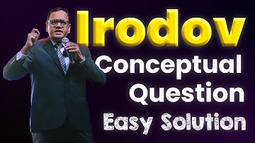 IE Irodov Conceptual Question Easy Solution by @Pramod-MaheshwariAKA PM Sir | Physics | NEET | JEE