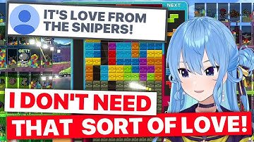 Snipers Give Suisei Tough Love In Tetris 99 (Hoshimachi Suisei / Hololive) [Eng Subs]