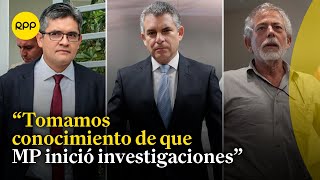 MP abrió investigación preliminar a Gustavo Gorriti, Rafael Vela y José Domingo Pérez