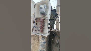 DT meter installation 🤔 3 phase meter installation