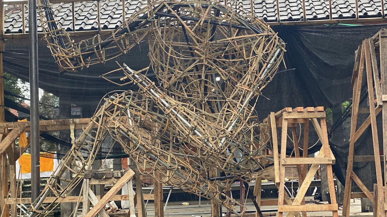 PENGANTI TULAK TUNGGUL🔥 UPDATE PROGRES PEMBUATAN OGOH OGOH BANJAR KELODAN TAMPAKSIRING 