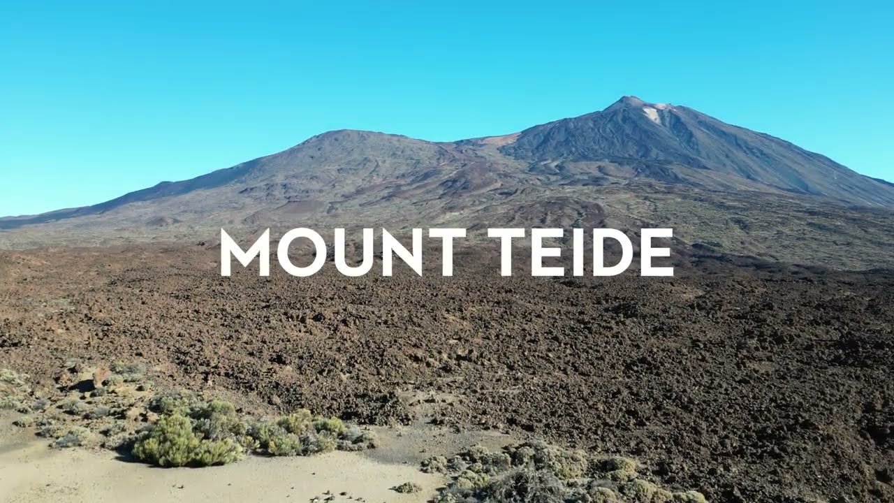 Mount TEIDE , Lava fields Tenerife , Canary Islands