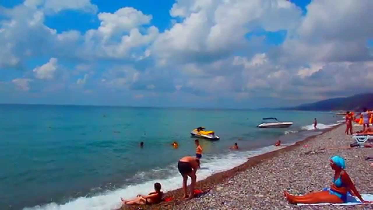 Пляж морской бриз лазаревское