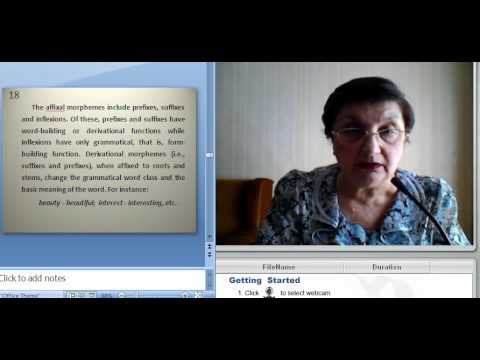 ნინო კირვალიძე, ინგლისური ენის გრამატიკის თეორია, ლექცია 3