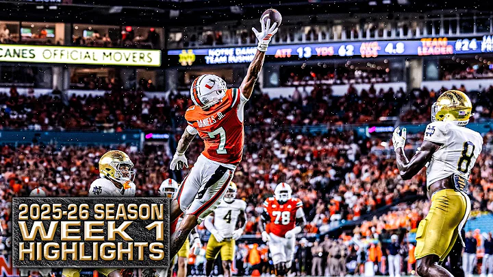 WEEK 1 HIGHLIGHTS from the 2025-26 college football season 🎥 | ESPN College Football