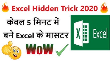 Advanced Excel Magical Hidden Tips & Trick To Make You Excel Expert || Best Time Saving Tricks