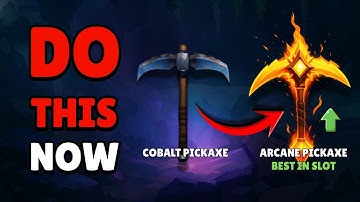 FASTEST WAY to Upgrade from Cobalt to Arcane Pickaxe  | The Forge