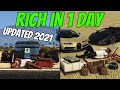 GTA 5 - Become Rich in 1 Day Starting From Level 1 | Updated for 2021