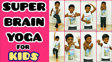 Super brain yoga for kids | To enhance memory power and Concentration | Easy steps | Youtuber kid
