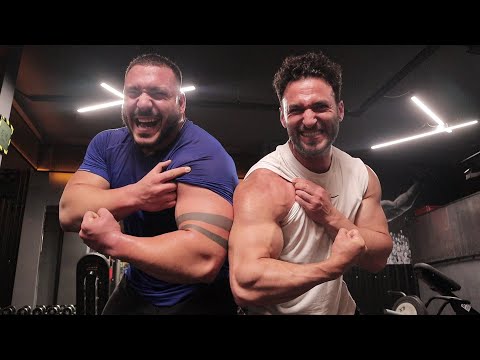 MAKİNE TALHA VS SHREDDED BROTHERS BICEPS CHALLENGE @shredded