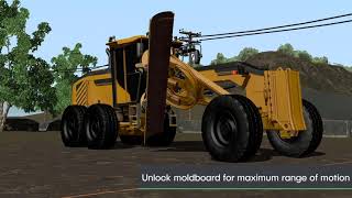 Motor Grader Advanced Operator Techniques | Unlocking Moldboard | CM Labs