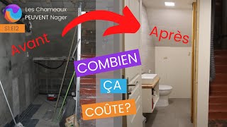 BUDGET POUR CRÉATION D&#39;UN WC SOUS LES ESCALIERS? Aménager un espace sous escalier. S1 Ep12.