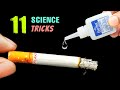 11 Awesome SCIENCE MAGIC TRICKS &amp; Experiments