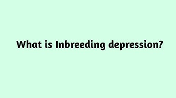 What is Inbreeding depression ?