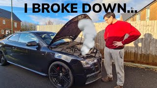 MY CHEAP AUDI A5 BLACK EDITION BROKE DOWN! *COPART REBUILD*