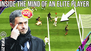 How To CONTROL The Game With 10 Men  - Inside the Mind of an Elite Player (Eye Tracker) - FIFA 21