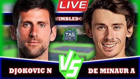 🔴LIVE: DJOKOVIC N VS DE MINAUR A  • WIMBLEDON 2025  Gameplay  #tennis #atp #AO