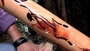 "Desert Dwellers" Eucalyptus Didgeridoo by Karl Hardy