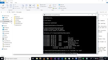 Lock, Hide and Show  the Folder using Command Line