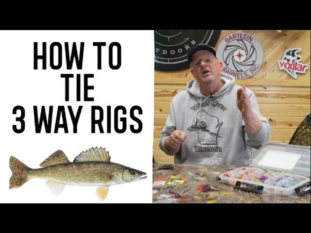 How To Tie a 3 Way Fly Rig for Walleye & White Bass 