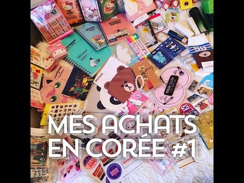 (VIDEO) Mes achats 100% Corée #1