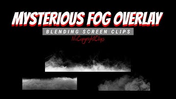 Mysterious Fog Overlay [Blending Screen] free Download |Editing Take