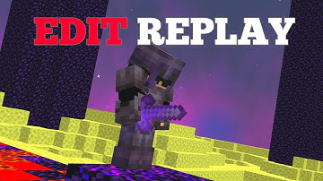 How to edit replay video