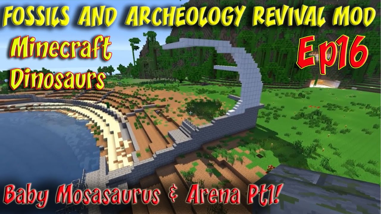 Fossils and Archeology Revival Mod Minecraft Jurassic 
