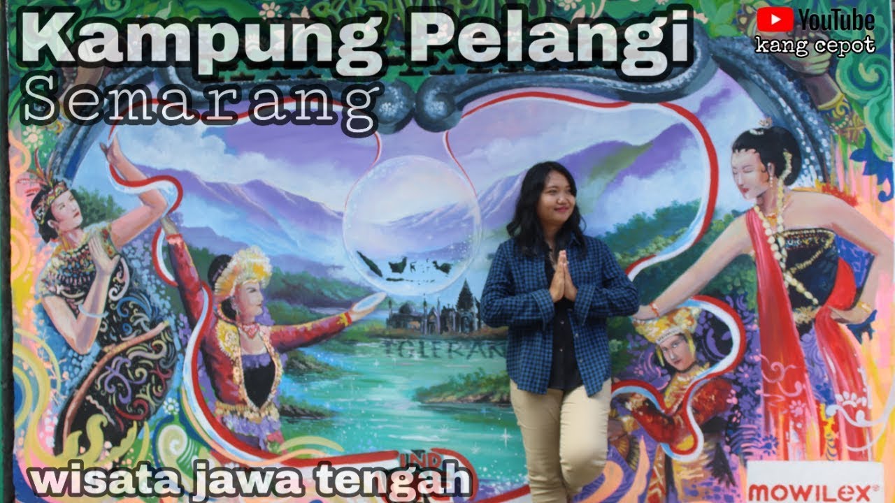 wisata kampung pelangi kota semarang jawa tengah terbaru - YouTube
