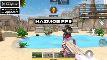 Hazmob FPS - 2022 Gameplay | Multiplayer fps shooting game| #hazmobfps #androidgameplay #iOSgameplay