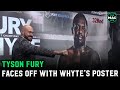 Tyson Fury faces off with Dillian Whyte poster: &quot;Come on. Step forward Mush&quot;