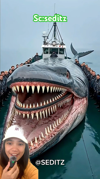 IKAN HIU NYA BESAR BANGET ⁉️ #megalodon #shorts #shortvideo #shortsfeed #trendingshorts