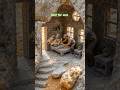​I Carved A Real Stone Into A Luxury Miniature House! 😲🔨 #Shorts #viralvideo #house #stonehouse
