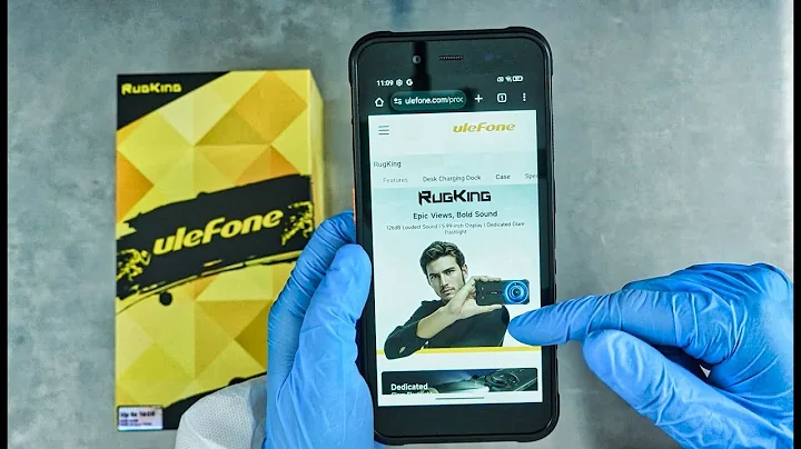 126dB Loudest sound speaker on a smartphone - ulefone RugKing