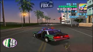 GTA Vice city (BEING POLICE FOR A SHORT TIME)