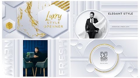 Abstract Luxury Opener/intro After Effects Templates