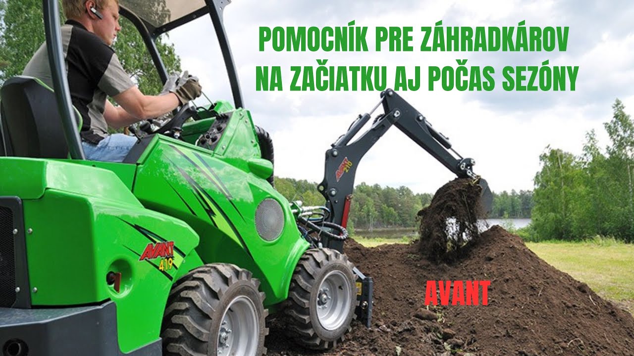 Stroj do záhrad už dnes - Avant 423