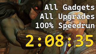 Batman: Arkham Asylum Speedrun (New Game Minus 100%) in 2:08:35