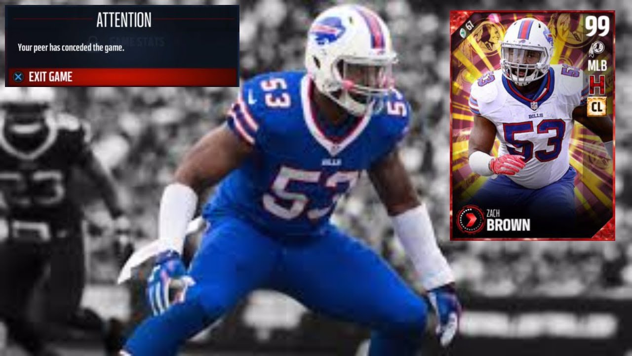WE GOT 99 ZACH BROWN! BEST MLB IN MADDEN? MADDEN 17 ULTIMATE TEAM ONLINE GAMEPLAY