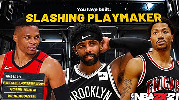 NEW BEST DEMIGOD SLASHING PLAYMAKER BUILD IN NBA 2K21! NEW OVERPOWERED 3-WAY GUARD BUILD! 50+ BADGES