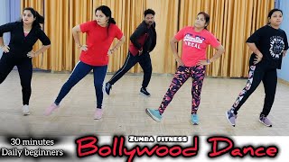 30min , online Zumba classes for weight lose IND, Zumba dance workout Bollywood songs for belly fat🔥