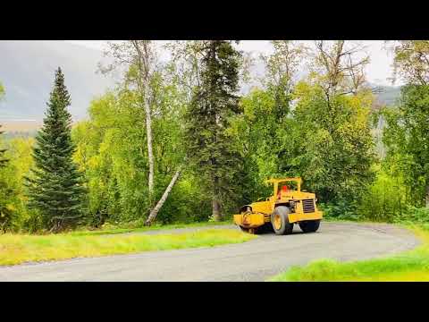 How We Maintain Our Gravel Driveway || SUMMER IN ALASKA || LIFE IN THE COUNTRYSIDE #alaska