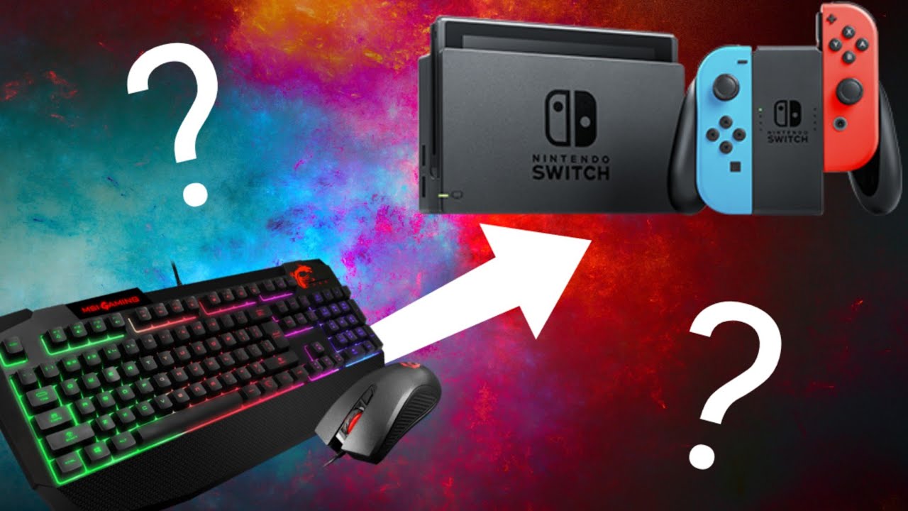 Jouer avec un CLAVIER SOURIS NORMAL sur Nintendo Switch ? 