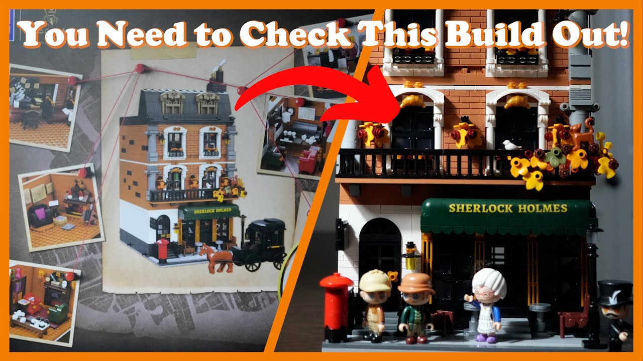 I Built My First Non-Lego Set! | Sherlock Holmes Baker